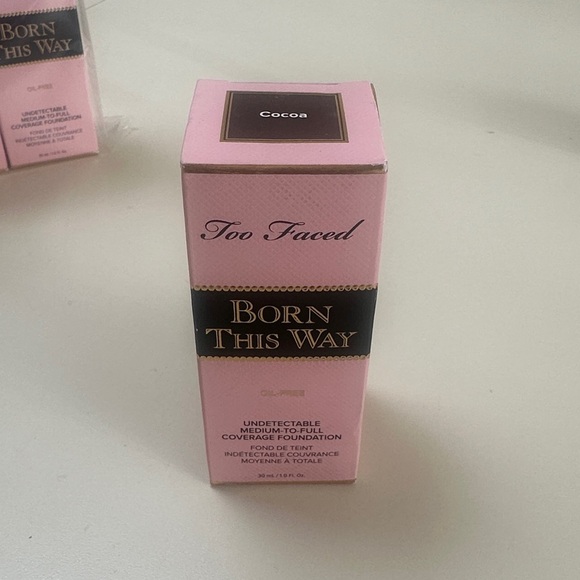 🆕 TOO FACED Born This Way Undetectable Medium Coverage Foundation COCOA NIB - Picture 4 of 6